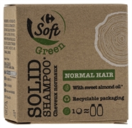 CARREFOUR SOFT GREEN SOLID SHAMPOO WITH SWEET ALMOND OIL CARREFOUR SOFT GREEN SOLID SHAMPOO WITH SWEET ALMOND OIL