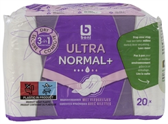BONI SELECTION (COLRUYT) ULTRA NORMAL+ MAANDVERBANDEN MET VLEUGELTJES BONI SELECTION (COLRUYT) ULTRA NORMAL+ MAANDVERBANDEN MET VLEUGELTJES