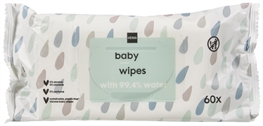 HEMA BABY WIPES WITH 99,4% WATER HEMA BABY WIPES WITH 99,4% WATER