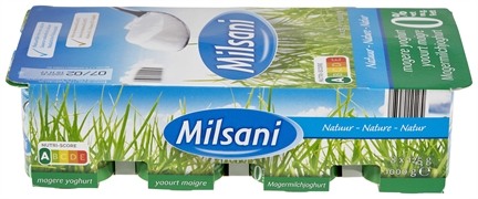 MILSANI (ALDI) MAGERE NATUURYOGHURT MILSANI (ALDI) MAGERE NATUURYOGHURT