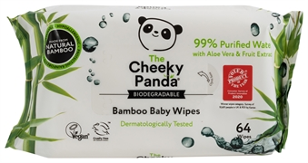 THE CHEEKY PANDA BIODEGRADABLE BAMBOO BABY WIPES THE CHEEKY PANDA BIODEGRADABLE BAMBOO BABY WIPES