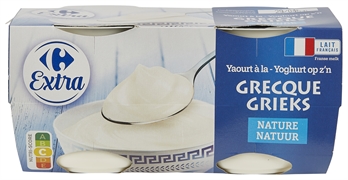 CARREFOUR EXTRA YOGHURT OP Z'N GRIEKS