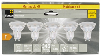 SENCYS SPOT SENCYS GU10 FG/P527 4,3W