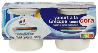 CORA YOGHURT OP GRIEKSE WIJZE NATUUR