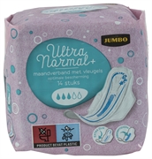 JUMBO ULTRA NORMAL+ MAANDVERBAND MET VLEUGELS