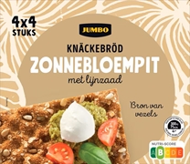 JUMBO KNÄCKEBRÖD ZONNEBLOEMPIT MET LIJNZAAD