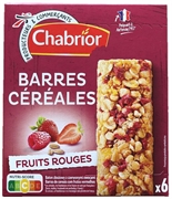 CHABRIOR (INTERMARCHÉ) BARRES CEREALES FRAMBOISE ET FRAISE