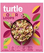 TURTLE MEERGRANENRINGETJES MET NATUURLIJKE KLEUREN, BIOLOGISCH EN GLUTENVRIJ.