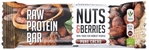 NUTS&BERRIES RAW PROTEIN BAR PURE CACAO