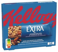 KELLOGG´S EXTRA ROASTED ALMONDS AND MILK CHOCOLATE
