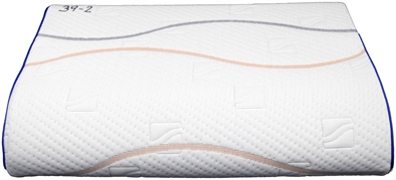 M LINE PILLOW YOU BLAUW