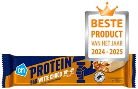 ALBERT HEIJN PROTEIN BAR WITTE CHOCO PINDA KARAMELSMAAK