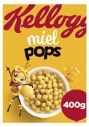 KELLOGG'S MET SUIKER EN HONING BEDEKTE MAÏSGRAVEN, VERRIJKT MET VITAMINEN EN IJZER.