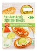 CARREFOUR GEROOSTERDE BROODJES MET VOLKORENBLOEM