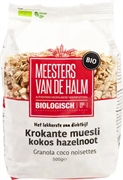 MEESTERS VAN DE HALM KROKANTE MUESLI KOKOS HAZELNOOT