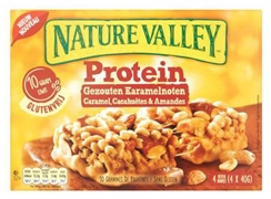 NATURE VALLEY PROTEIN GEZOUTEN KARAMELNOTEN
