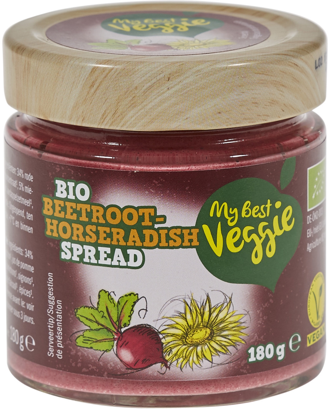 MY BEST VEGGIE (LIDL) BIO BEETROOTHORSERADISH SPREAD test, prijs en