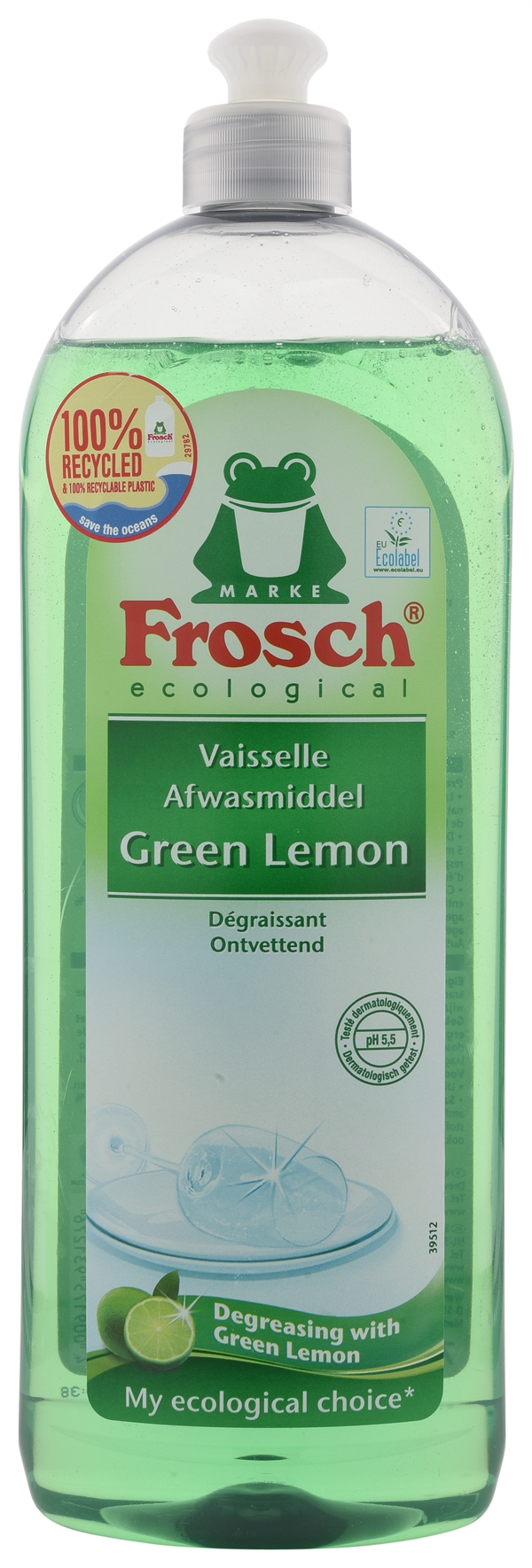 FROSCH ECOLOGICAL Afwasmiddel Green Lemon Ontvettend test en review ...